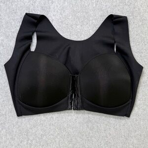 FallSweet Womens Front Close Push Up Bra 40/90 Black Deep Plunge Comfort Fit‎